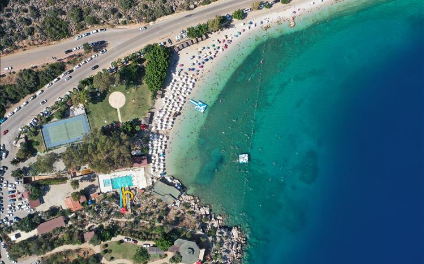 Akçagerme Plajı Kaş-Kalkan