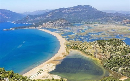İztuzu Plajı,Dalaman-Dalyan-Ortaca