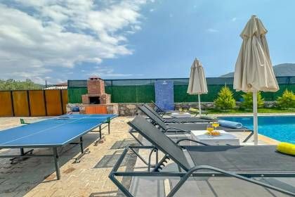 Villa Günsu | Fethiye Kayaköy'de Jakuzili, Oyun Alanlı ve Lüks Doğa Villası (1054)